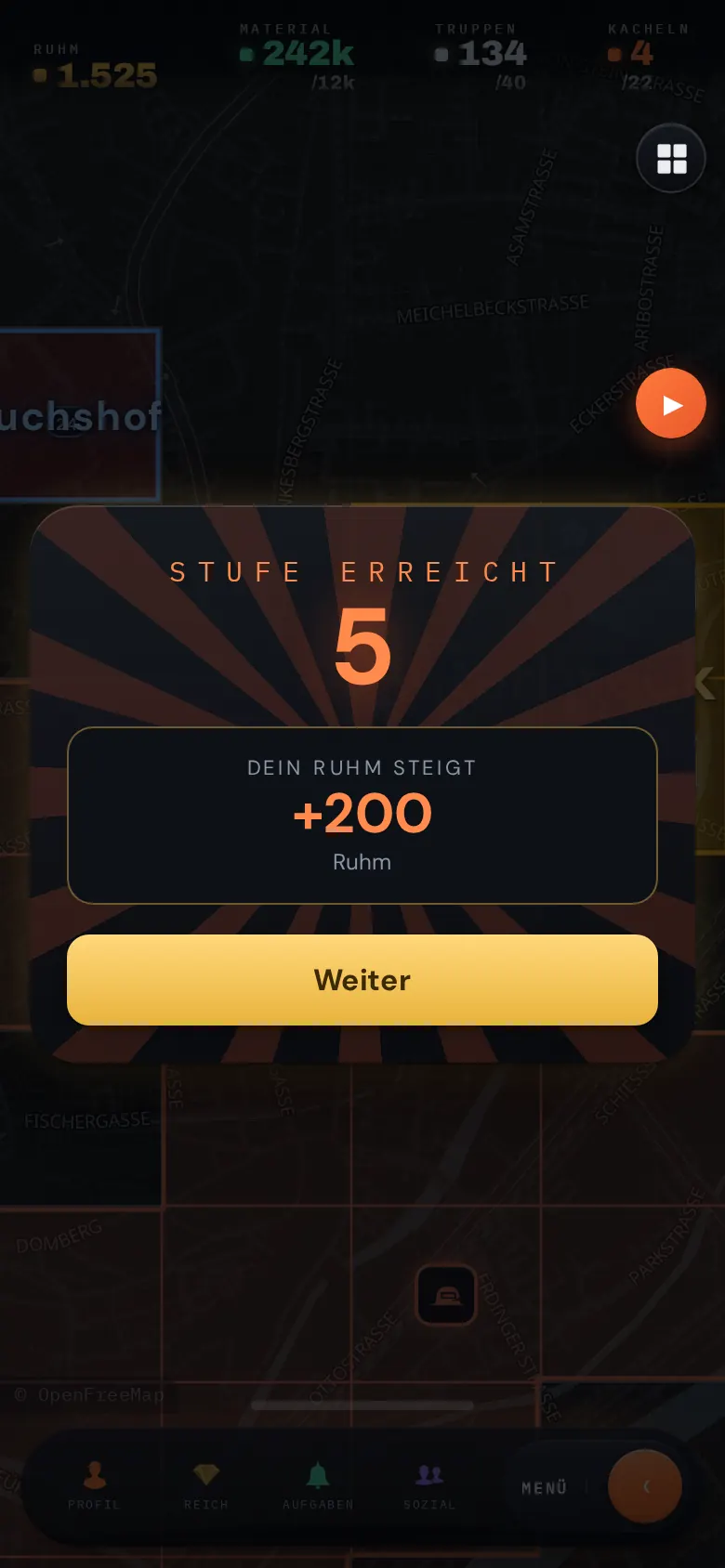 So sieht ein Stufenaufstieg aus